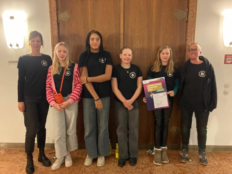 Tierfreunde-Jugendgruppe beim Umweltpreis 2024