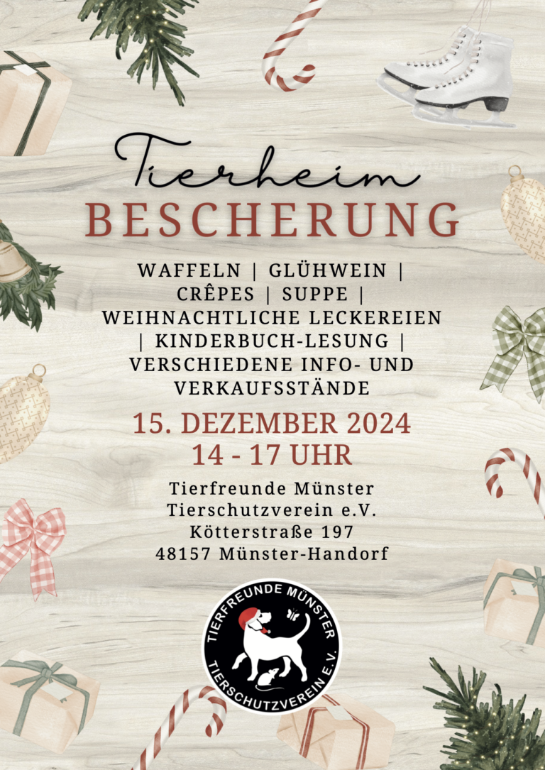 Tierheimbescherung mit Kinderbuch-Lesung