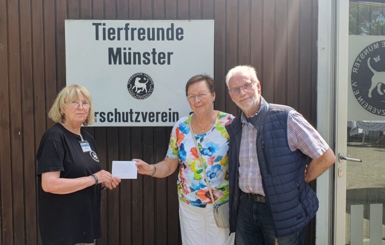 Überraschender Besuch im Tierheim